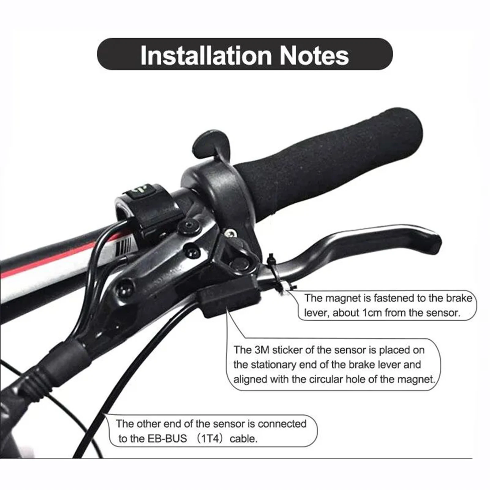 E-Bike Hydraulic Brake Sensor Cable for Bafang BBS01 BBS02 BBSHD Motor Power Cut Off Brake Sensor Electric Bike Accessories