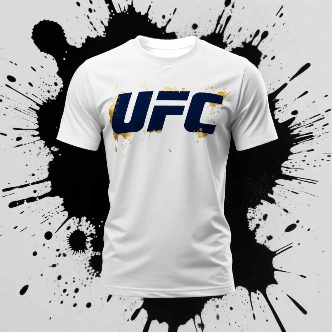 

UFC Printed T-shirt Outdoor Sports Fitness Clothing Quick Drying Short Sleeved Top Boxing Training Fitness T-shirt
