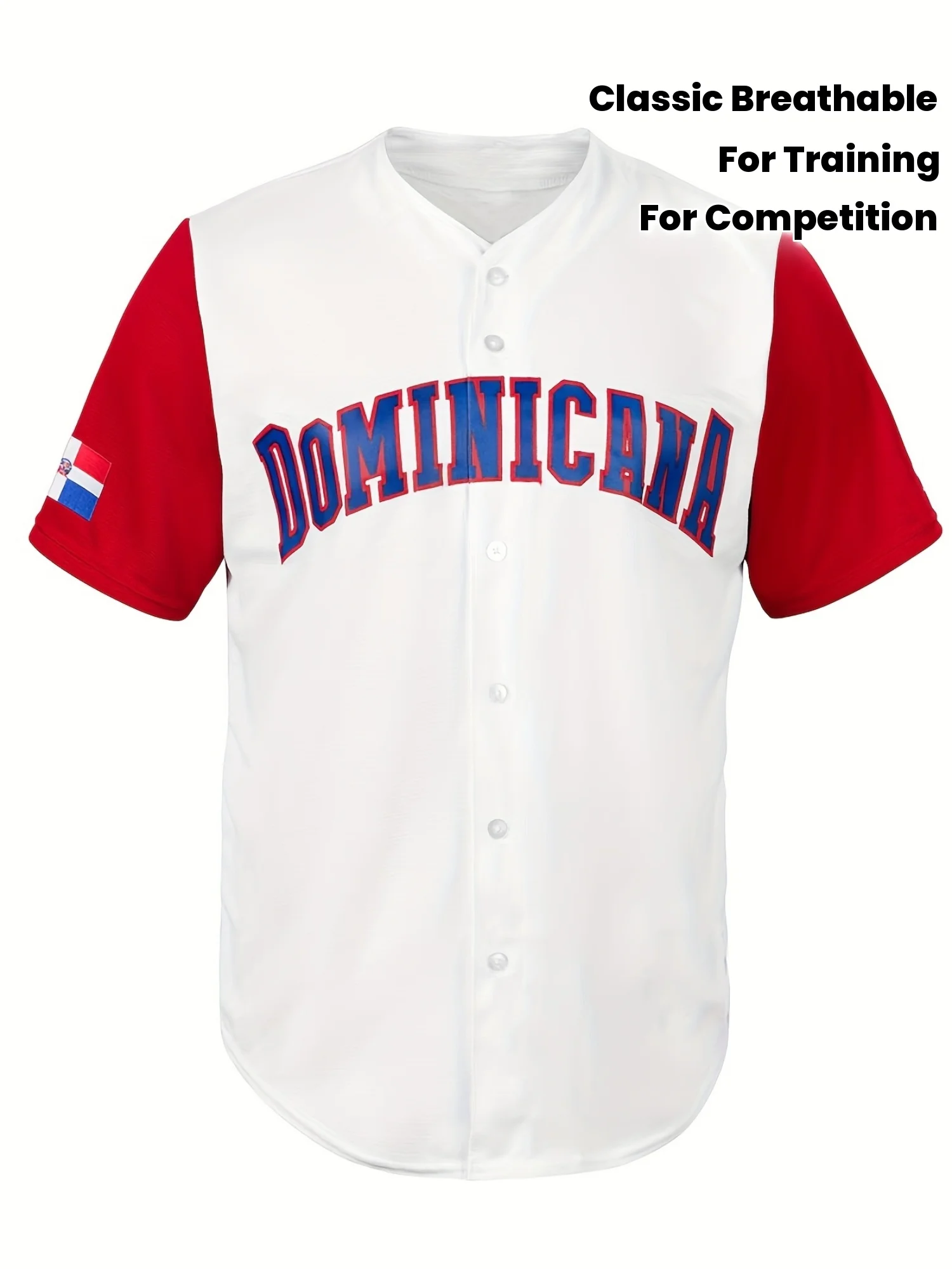 

Graphic Print - Classic Breathable Sports Uniform For Training Competition - For Sports Fans - Perfect Gift for Baseball Lovers