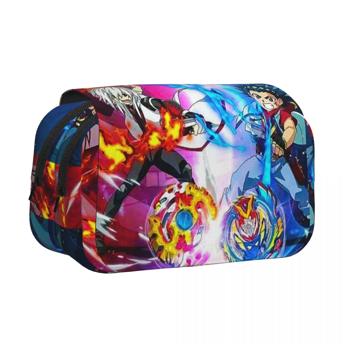 Beyblade Burst Evolution Pencil Case Pen Holder Hard Shell Leather Large Storage Pen Box Pencil Bag for Boy Girl School