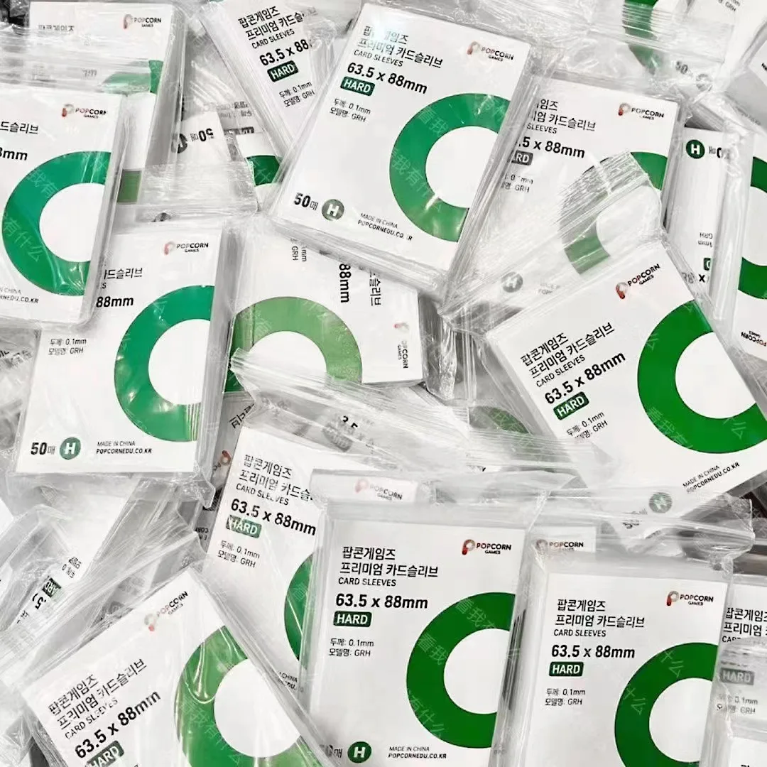 Sleeves Photocard Card Sleeve Shield For Postcard Korean Star Comic Game Card Protector 50 sheets/pack