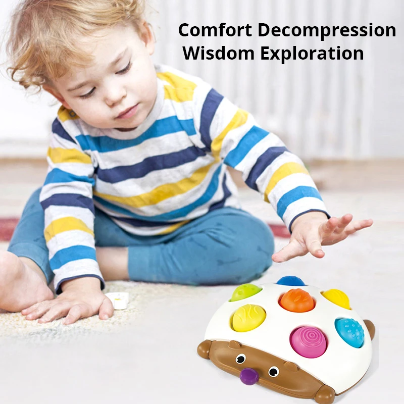 Juguetes Pop para apretar para niños, prensa de dedos, juguetes sensoriales de silicona para bebés y adultos, juguete de descompresión