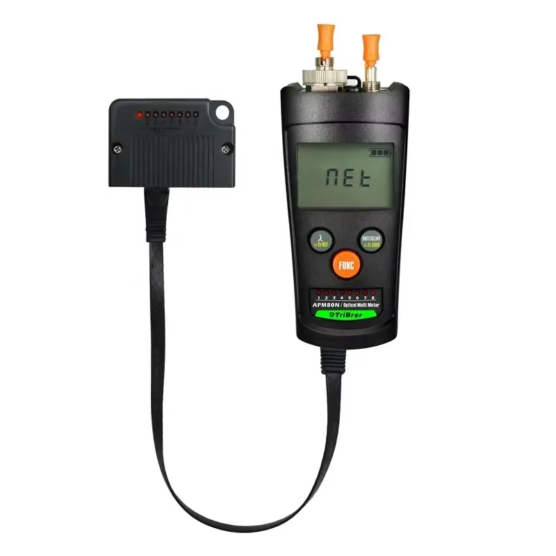 

For 5-in-1 Optical Power Meter APM80N OPM/VFL RJ11/45 Tester SOS LED Light 850-1625nm Wavelength 0.2dB Accuracy FTTx Use 1