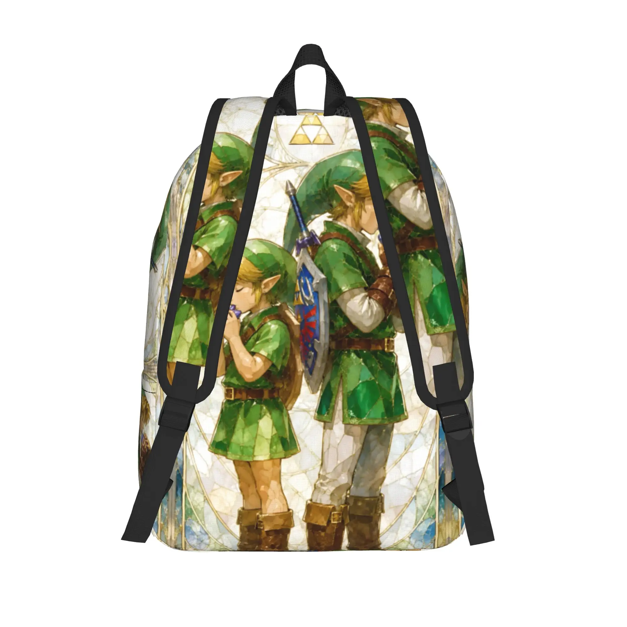 Fashion Z Zelda RPG Game Backpack  Mochilas Vintage For School Retro Washable Rucksack
