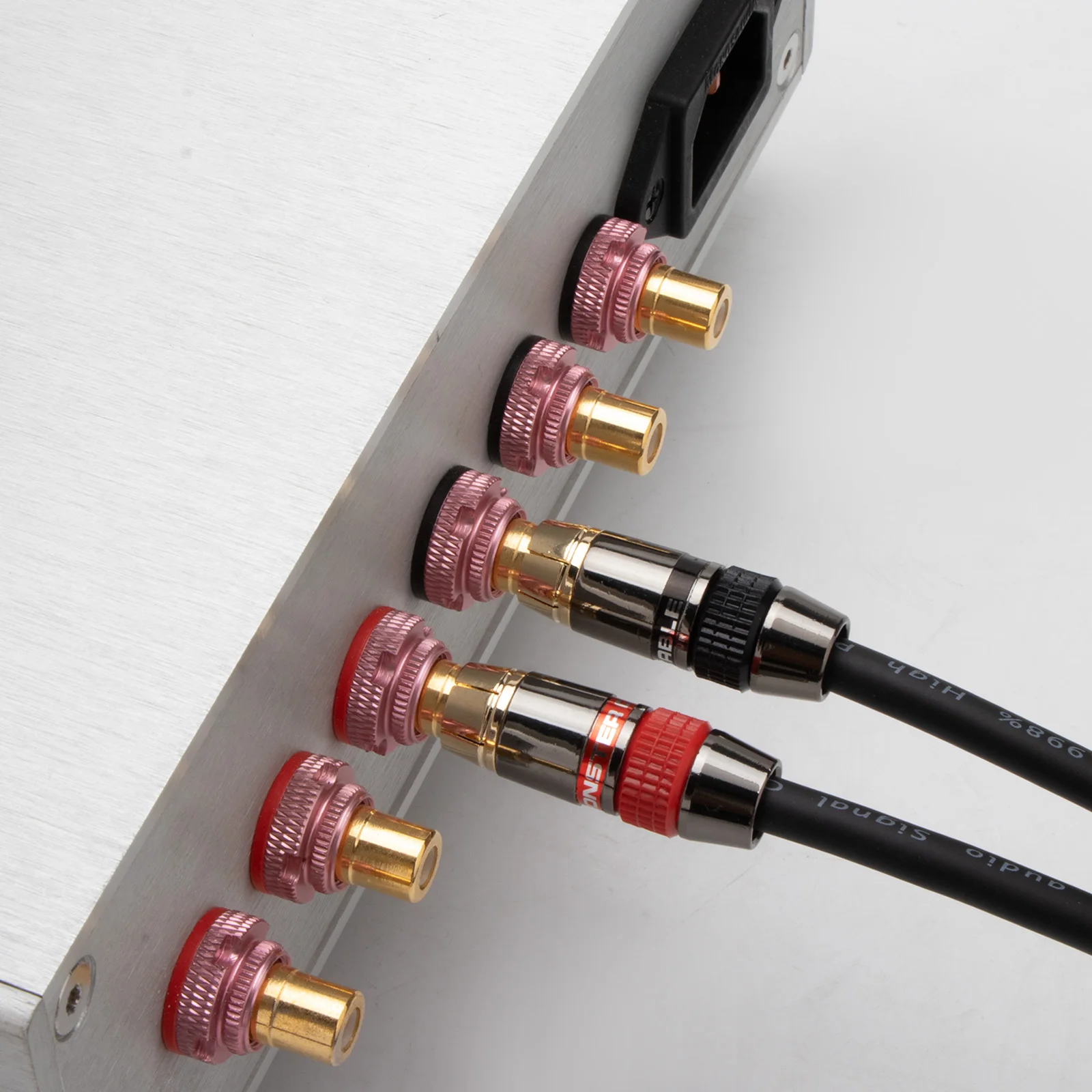 Hi-Fi Audio 2rca Cable Premium Monoster RCA Cable Stereo Male to Male Audio Cable