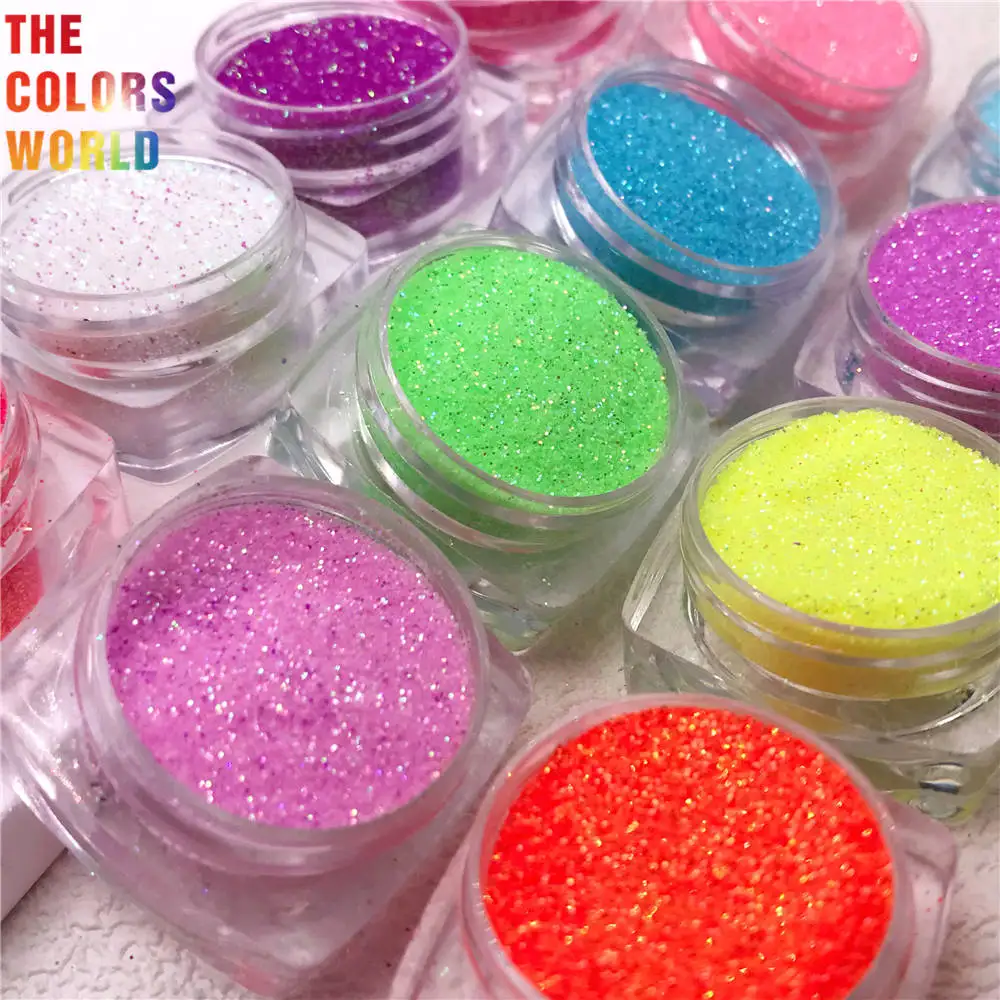 TCT-780สูง Shining Rainbow Neon สีเล็บ Art Fine Glitter ผงฝุ่น UV Gel เล็บอะคริลิกเคล็ดลับการตกแต่ง DIY เครื่องมือ