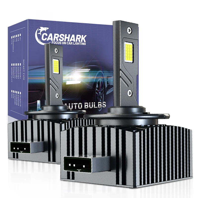 Carshark D1S D2S D3S D4S LED Headlight Canbus D5S D8S HID Auto Bulb 4575 CSP Chip 40000LM 110W D1R D2R D3R D4R Car Lamp 6000K