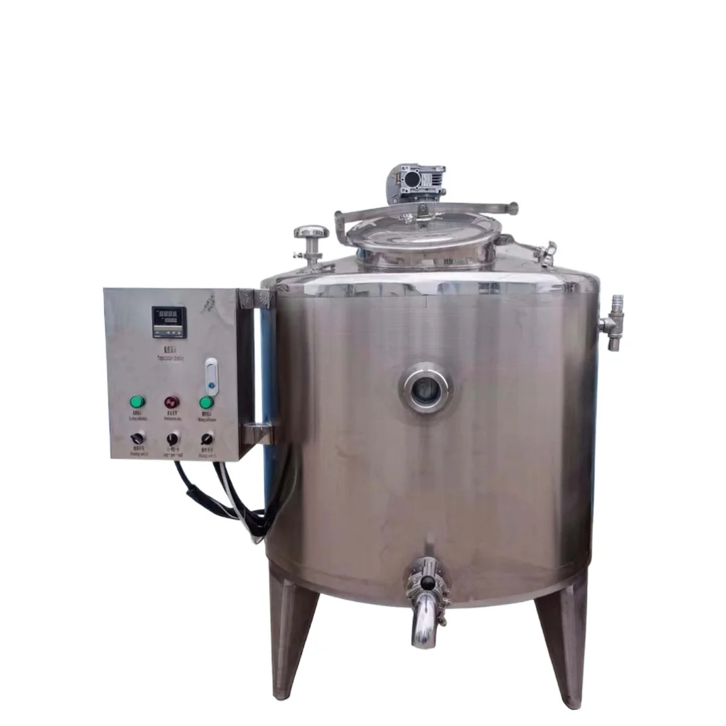 Pasteurizador de 500 Litros para Jugo de Frutas y Leche, Máquina Pequeña de Pasteurización de Leche y Huevos