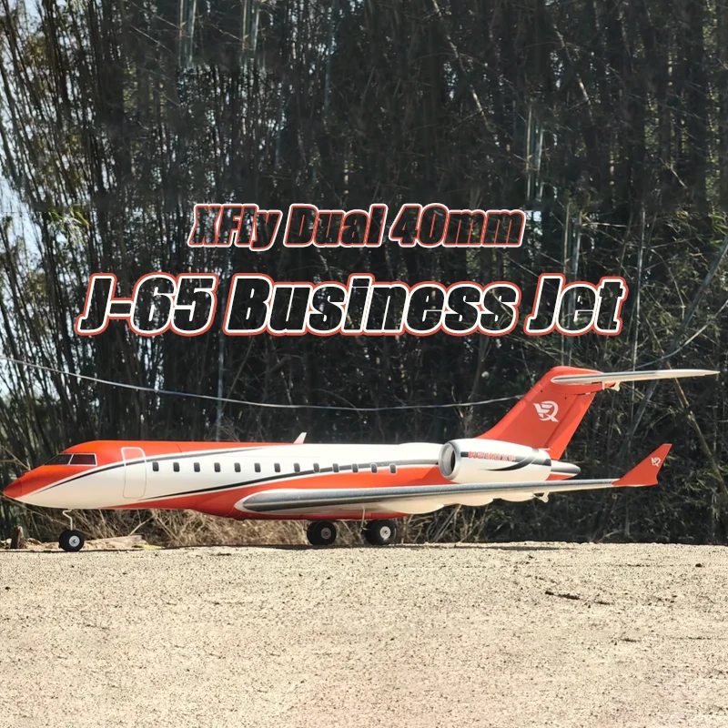 

XFly Dual 40mm J65 Business Jet Electric RC Fixed Wing Model Airplane Remote Control Aircraft For Outdoor Flight RC Hobbyists