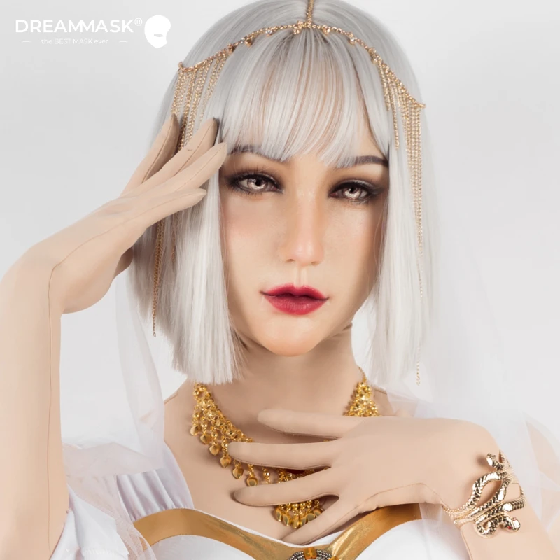 

(Q04G CHING04)'Dreammask' DMS Crossdressing Female/Girl Half/ Full Head Cosplay Kigurumi Male To Female Mask Goddess Makeup