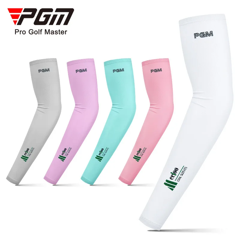 PGM 1 Pair Golf Sleeves Arm Sleeve Sunscreen UV Protection Ice Silk for Golf Ball Game Sports Hiking XT003