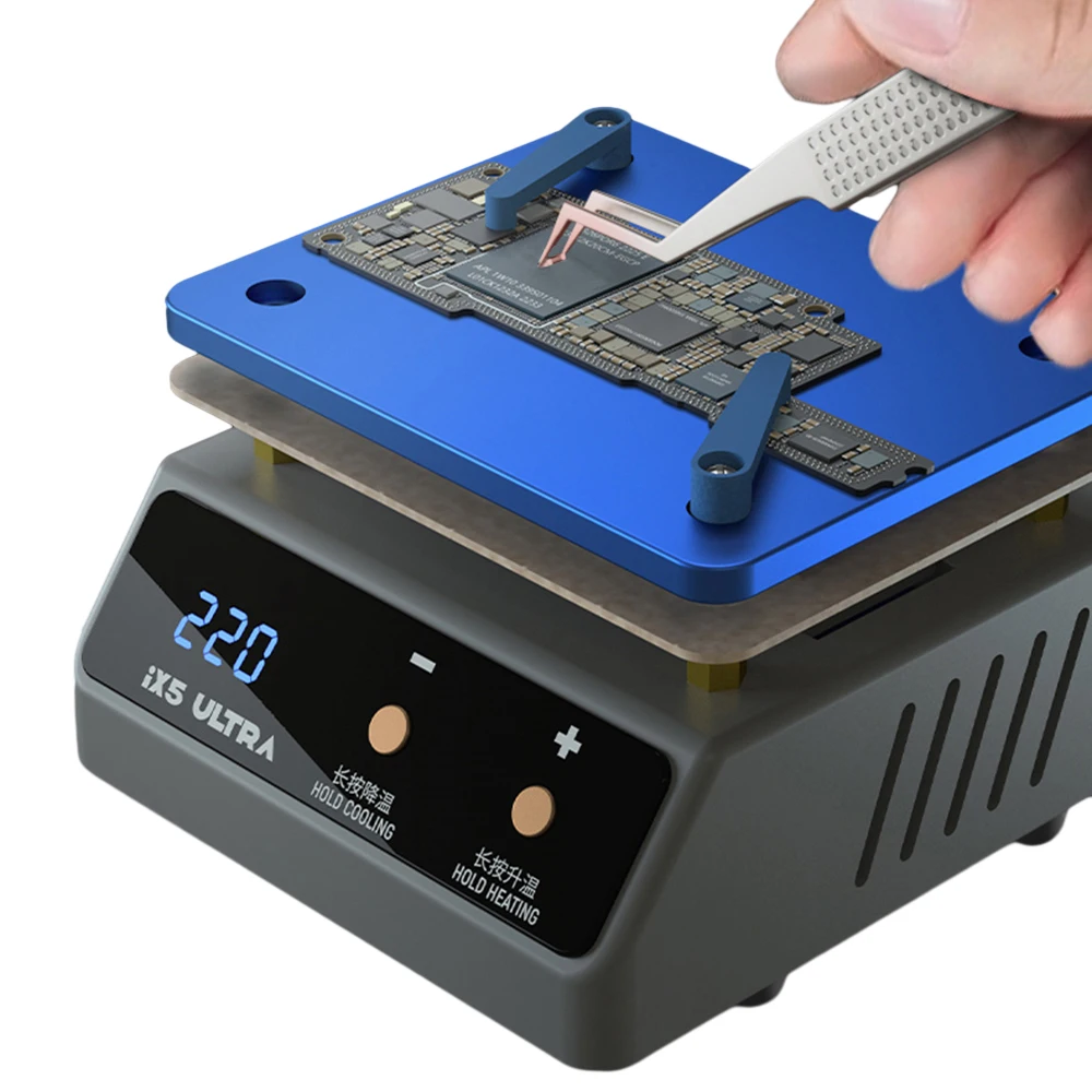 Solder Preheating Platform IX5 Constant Temperature Motherboard Soldering Degumming Station Layered Hot Plate Soldering Station