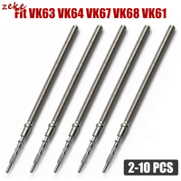 Watch Stem Stainless Steel Spare Parts Fit VK63 VK64 VK67 VK68 VK61 Crown Automatic Mechanical Movement Watch Parts Crown Stem
