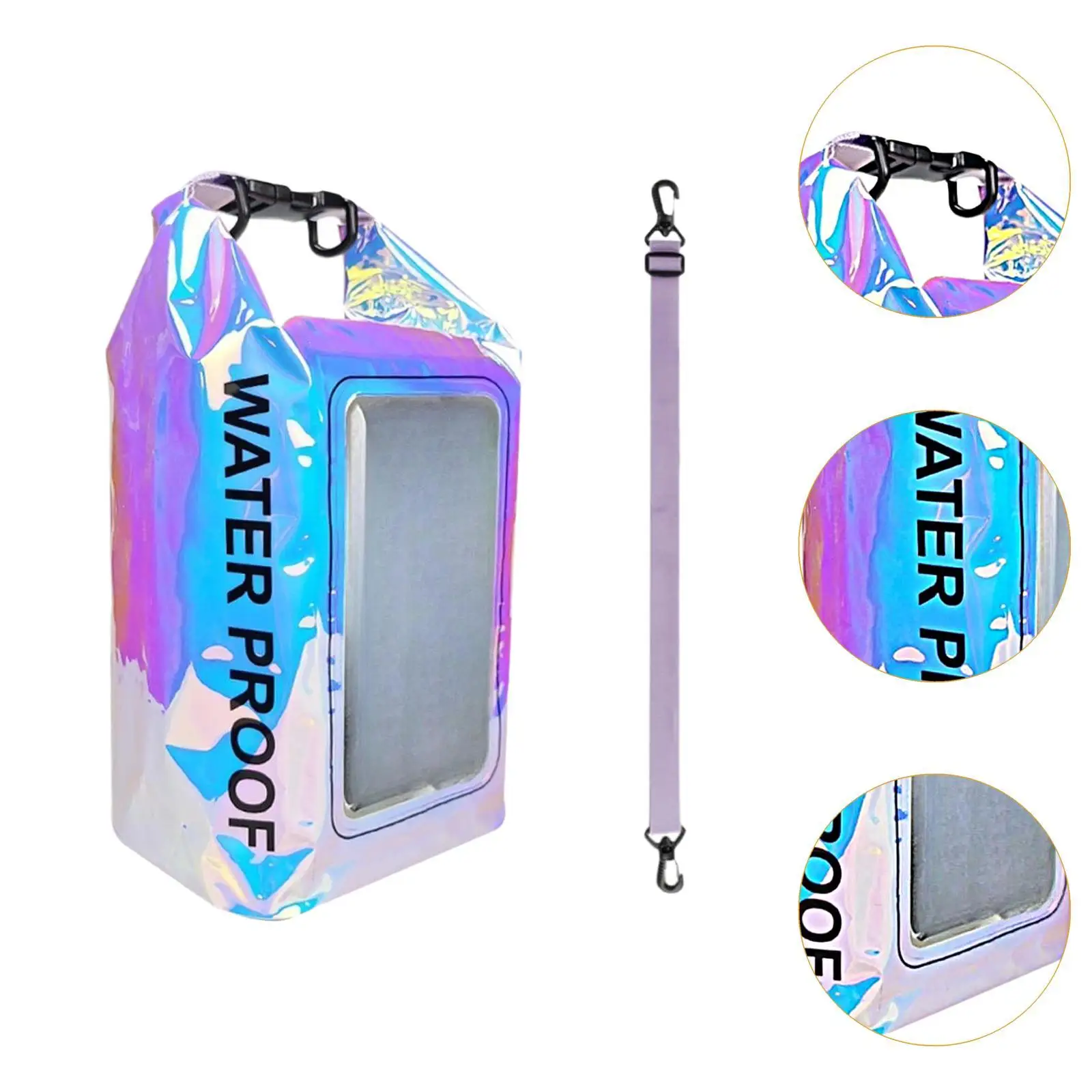 

Waterproof Dry Bag Roll Top Duffle Portable Keeps Gear Dry Waterproof Storage