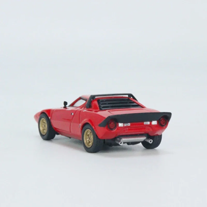 Mini gt 1:64 stratos hf stradale rosso arancio legierung modell auto #365 lhd