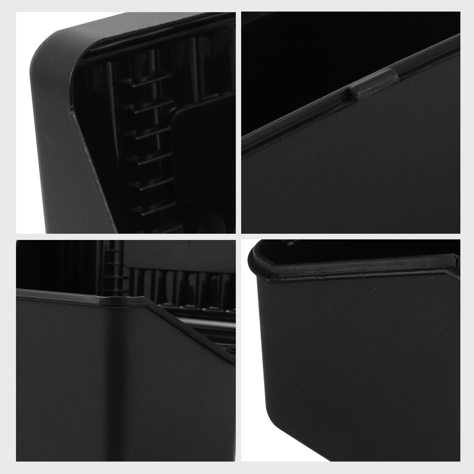 صندوق بطاقات العمل سعة كبيرة منظم سطح المكتب غطاء غبار حامل بطاقات المكتب المحمولة حافظة تخزين بطاقات الاسم القوية #4