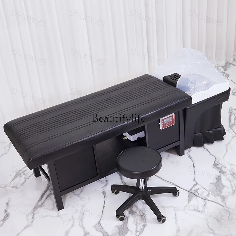 

01- head treatment bed barber shop special water heater constant temperature water circulation fumigation Thai shampoo bed