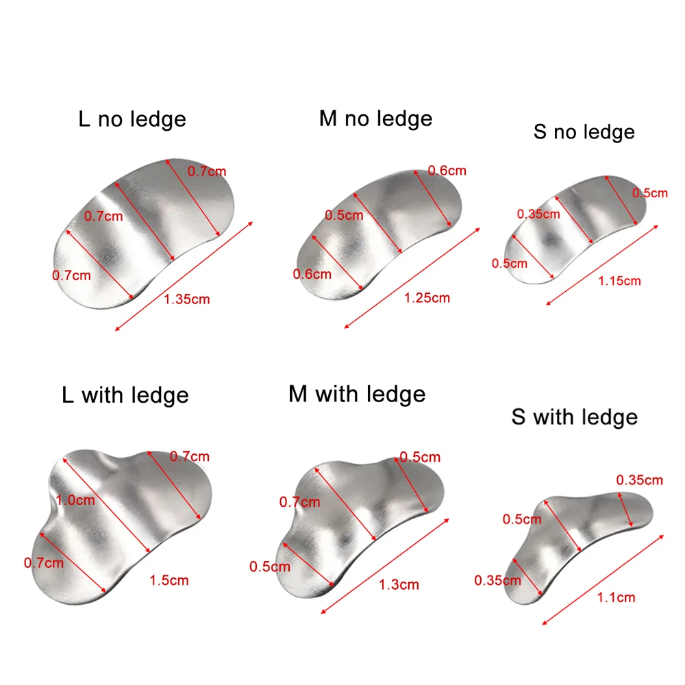100 szt. Matryc dentystycznych matryc z wyciętym metalowym kształtem matrycy pielęgnacja jamy ustnej twardości elastyczne paski matrycowe narzędzie
