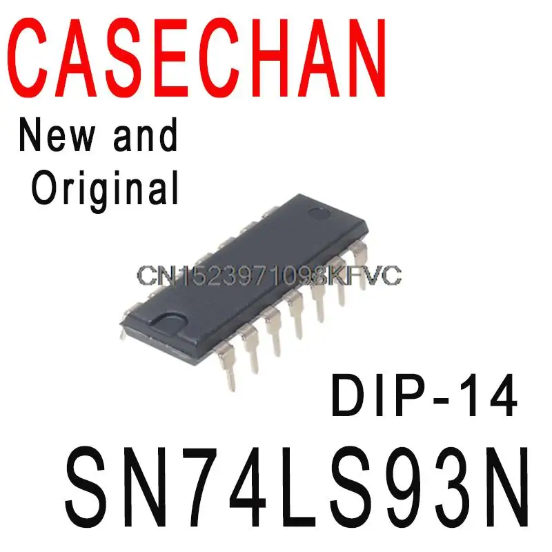 5PCS New and Original 74LS93 HD74LS93P DIP-14 4-Bit Binary Counter In Stock IC SN74LS93N