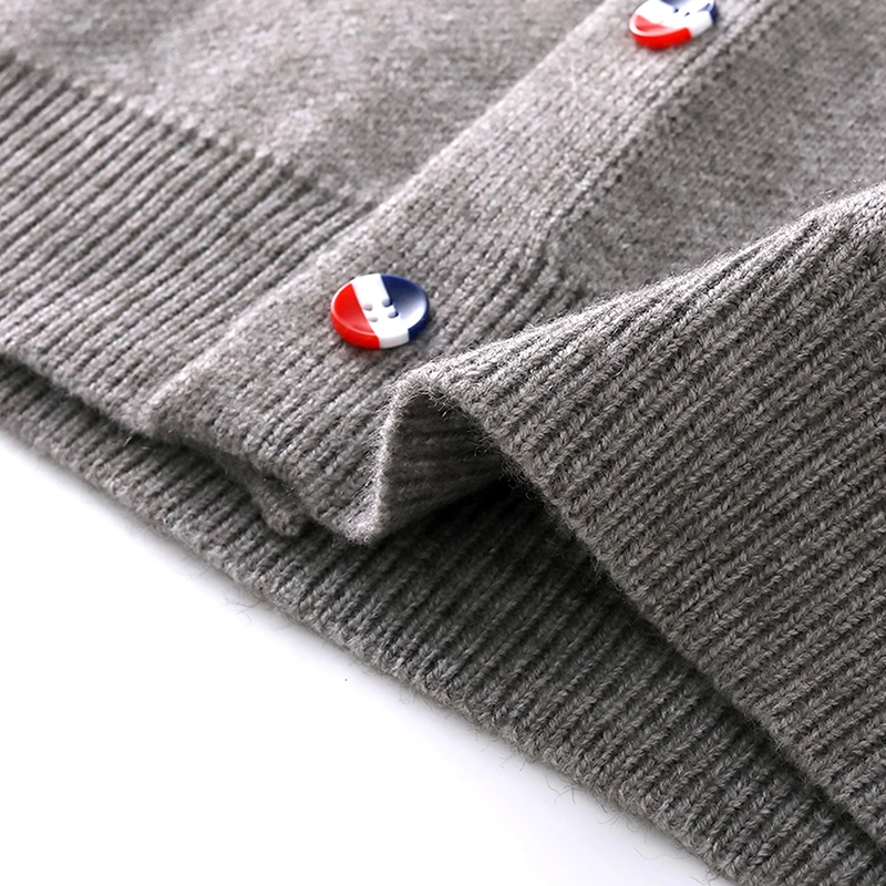 New Autumn Winter Men's Sweater Jacket, Single Breasted Knitted Pattern Embroidered Cardigan, British Fashionable Men's Clothing