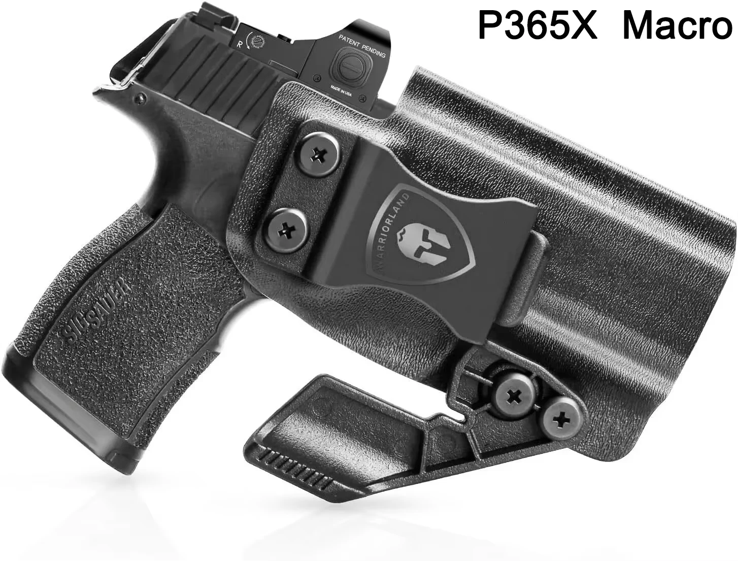 P365 X Macro Holster, IWB Kydex Holster Optics Cut Fit: Sig Sauer P365-XMACRO Right Hand