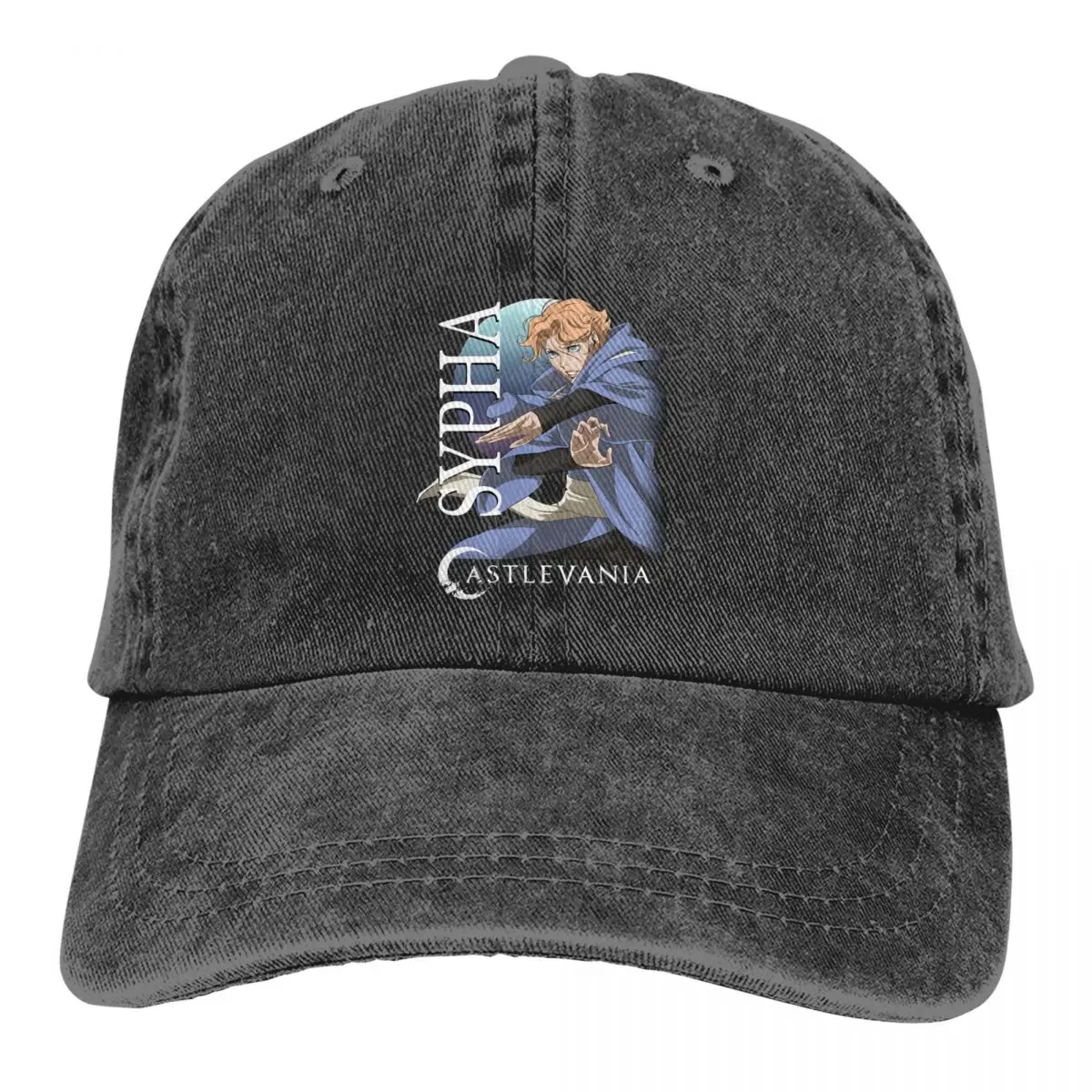 Castlevania Game Multicolor Hat Peaked Women's Cap Sypha Moon Portrait Personalized Visor Protection Hats