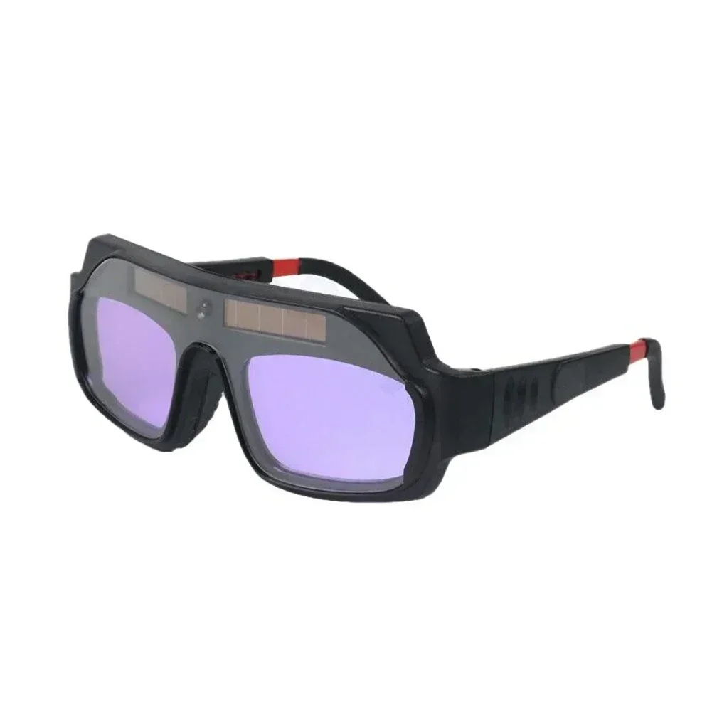 Gafas de soldadura con oscurecimiento automático, gafas de soldador antiarañazos de PP negro para corte por Plasma, piezas de cascos de soldadura de