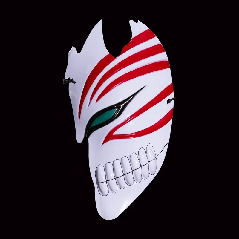 2026 Death Ichigo Kurosaki Half Face Mask Anime Cosplay Halloween Masks Kurosaki Ichigo New Style Masque Japans Grim Reaper Mask