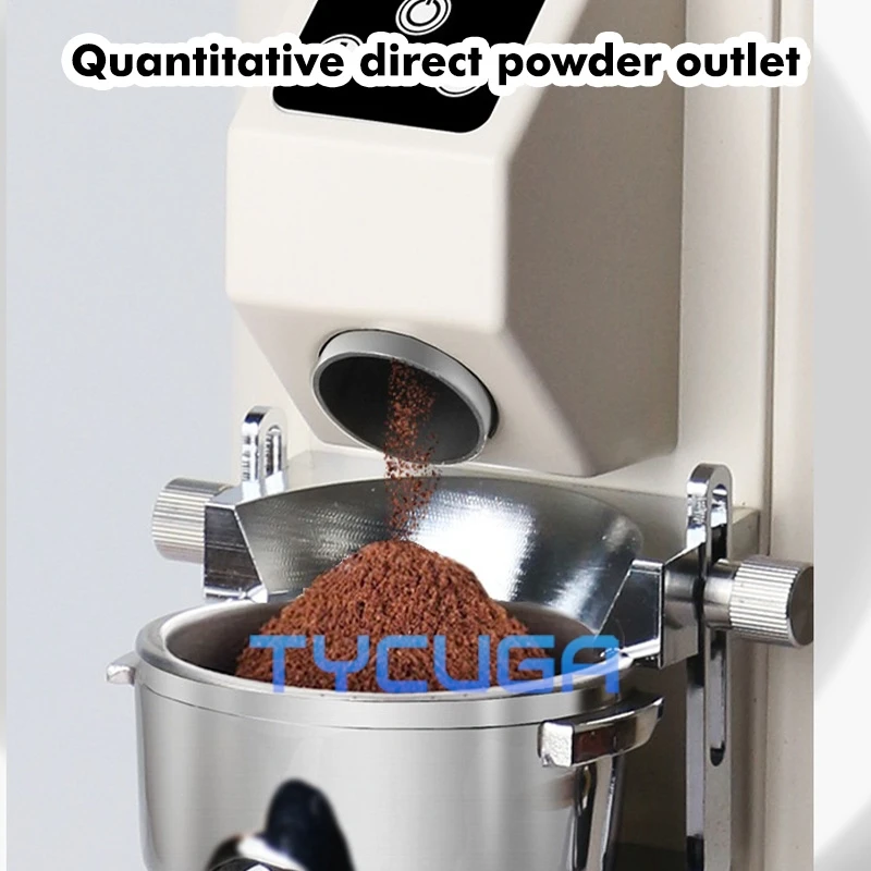 Molinillo de café profesional, molinillo de rebabas eléctrico automático comercial, 350W, para Espresso, modo de taza doble individual ﻿ ﻿ ﻿