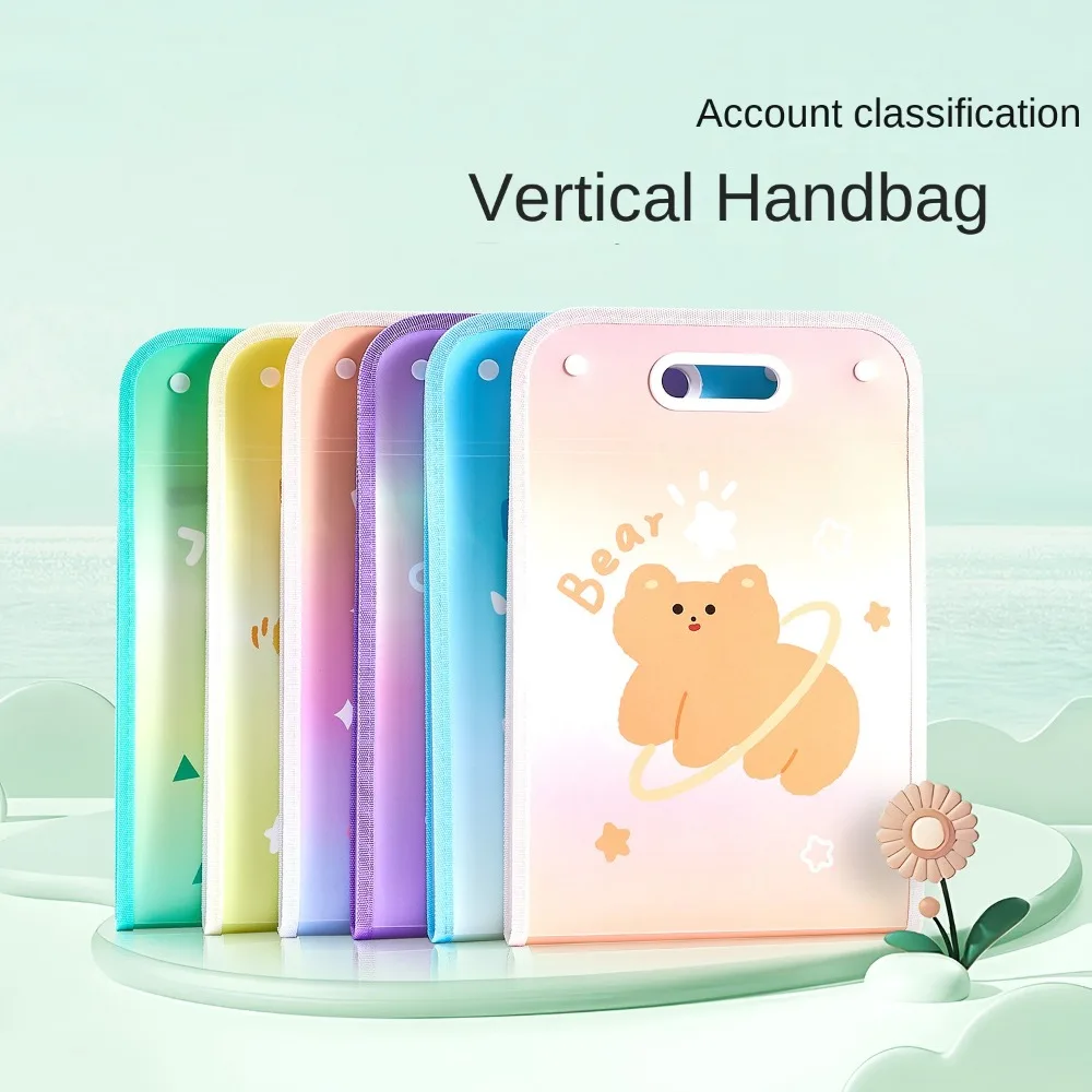 Bolsa de órgano PP de gran capacidad, bolsa de almacenamiento de documentos, carpeta Vertical portátil expandible, suministros escolares y de oficina, 13 bolsillos, nuevo