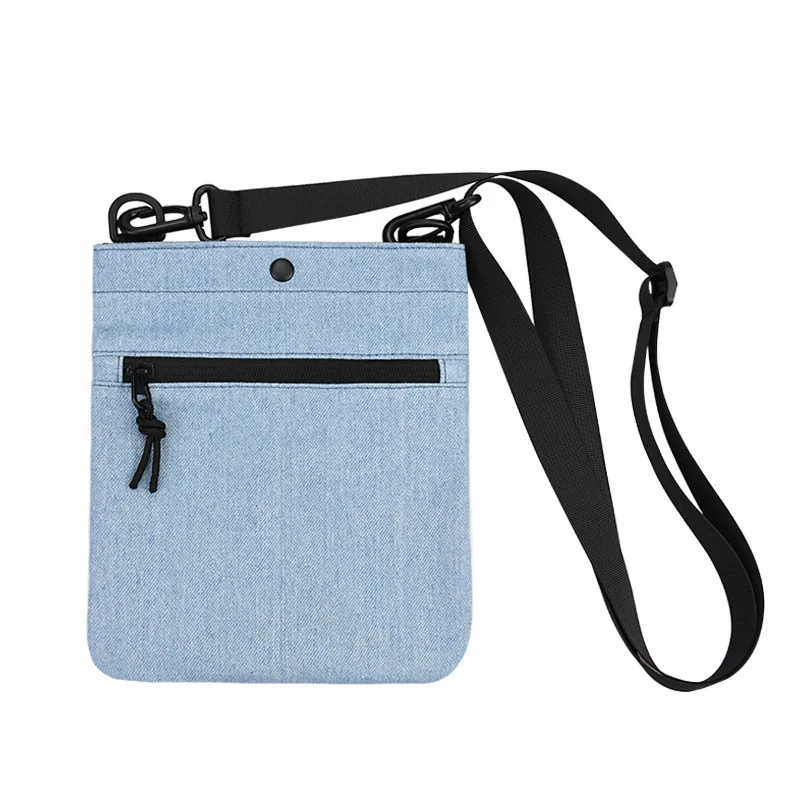 Sac à Main en Denim à Bandoulière pour Femme, Fourre-Tout, Simple, Messager, Décontracté, Jean, Assressenti, Poudres de Téléphone Portable