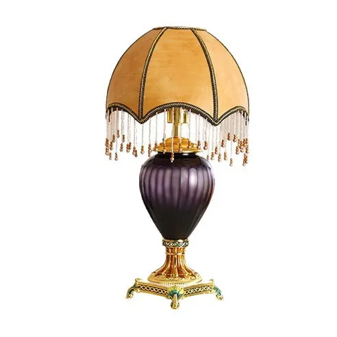 Cx green pastoral, Chinese wedding retro living room fringed princess bedroom bedside ornament