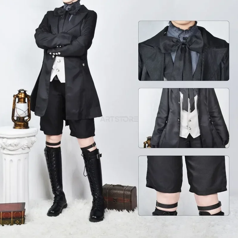 Ciel Phantomhive Cosplay Anime Black Butler Costume Japanese Anime Carnival Party Devil Uniform Halloween Party Cosplay for Men