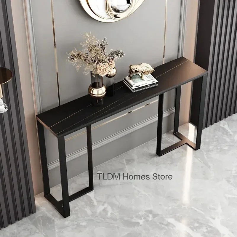 Italian Console Tables Minimalist Corridor Decoration Entryway Tables Home Furniture Living Room Luxury End View Table