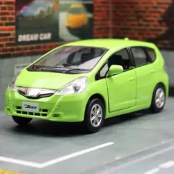 1:36 Honda Jazz Fit Alloy Car Model Diecasts Metal Mini Vehicles Car Model Simulation Miniature Scale Collection Childrens Gifts