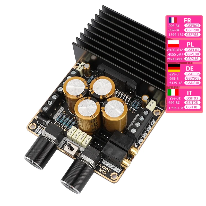 Nvarcher  Class AB TDA7850 Stereo 4*80W Power Amplifier Board ACC Automotive   Car Audio Module