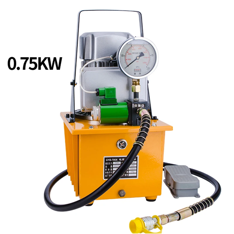 Electric Hydraulic Pump Solenoid Valve Three Oil Circuits Electric Hydraulic Pump High Pressure Hydraulic Oil Pump GYB-700AIII
