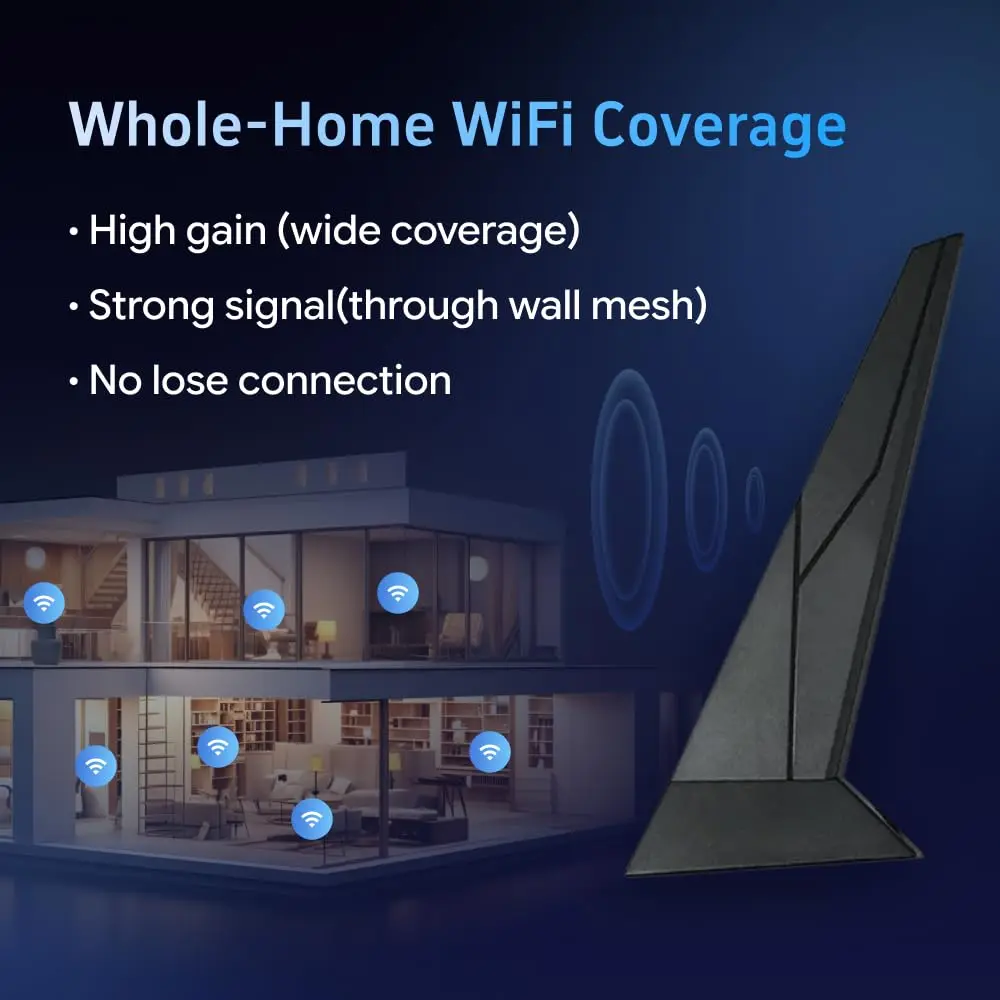 WIFI 7 안테나 2T2R 듀얼 밴드 2.4G 5G 6G RP-SMA MSI Z790 Z790-A X670 X670E B760 B760M Z690 X570 B550 B460I B550I 마더보드용 썸네일 5