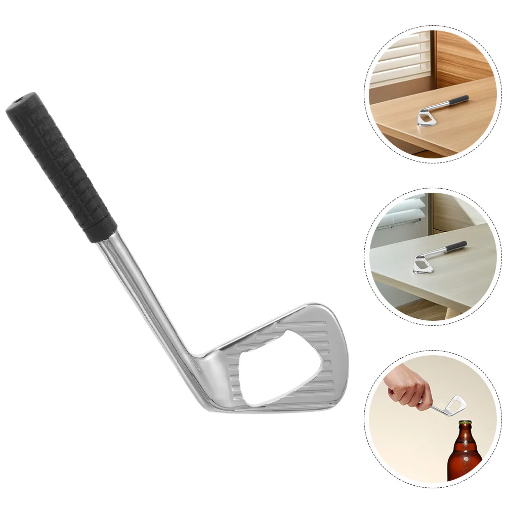 

2Pcs Golf Bottle Opener Zinc Alloy Golf Club Shaped Heavy Duty Cap Remover Unique Bottle Opener for Men Party Accessory