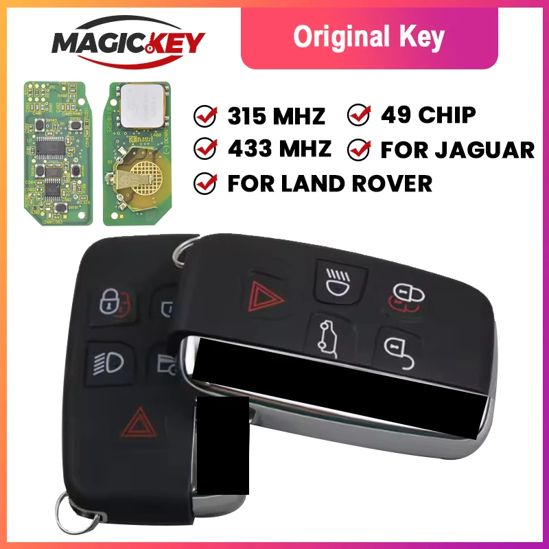 MAGICKEY Original OEM Smart Remote Key fob 315/434MHZ for Land Rover Range Rover Sport Evoque Vogue for Jaguar XJ Xe 2010-2020