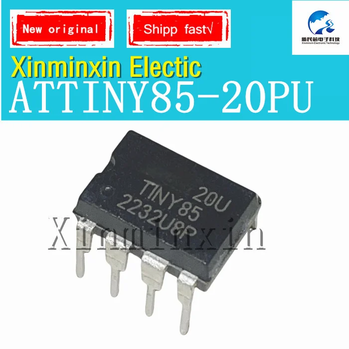 1pcs/lot ATTINY85-20PU DIP-8 DIP DIP8 IC Chip 100% New Original In Stock