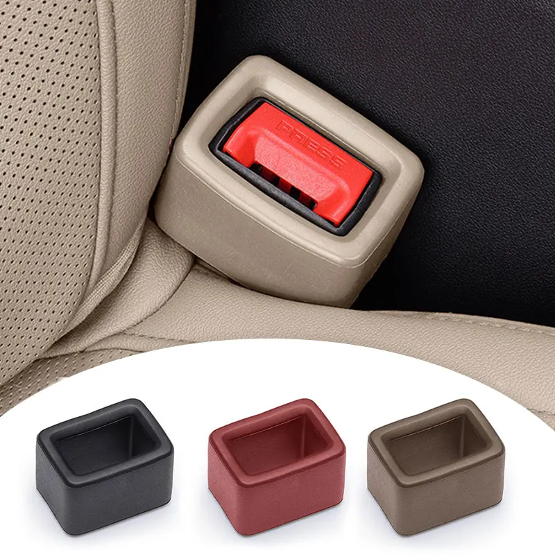 For Ford Kuga MK3 MK4 S Max Focus Puma Fiesta Mondeo Car Seat Belt Buckle Protector Safety Belt Anchor Socket Protection Cover