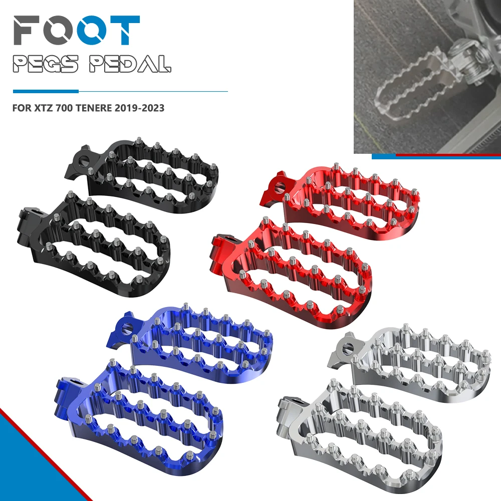 

FOR Yamaha TENERE 700 T7 XTZ700 Tenere RALLY EDITION 2019-2023 New Motorcycle CNC Enlarged Foot Rest Wide Fat Foot Pegs Pedals