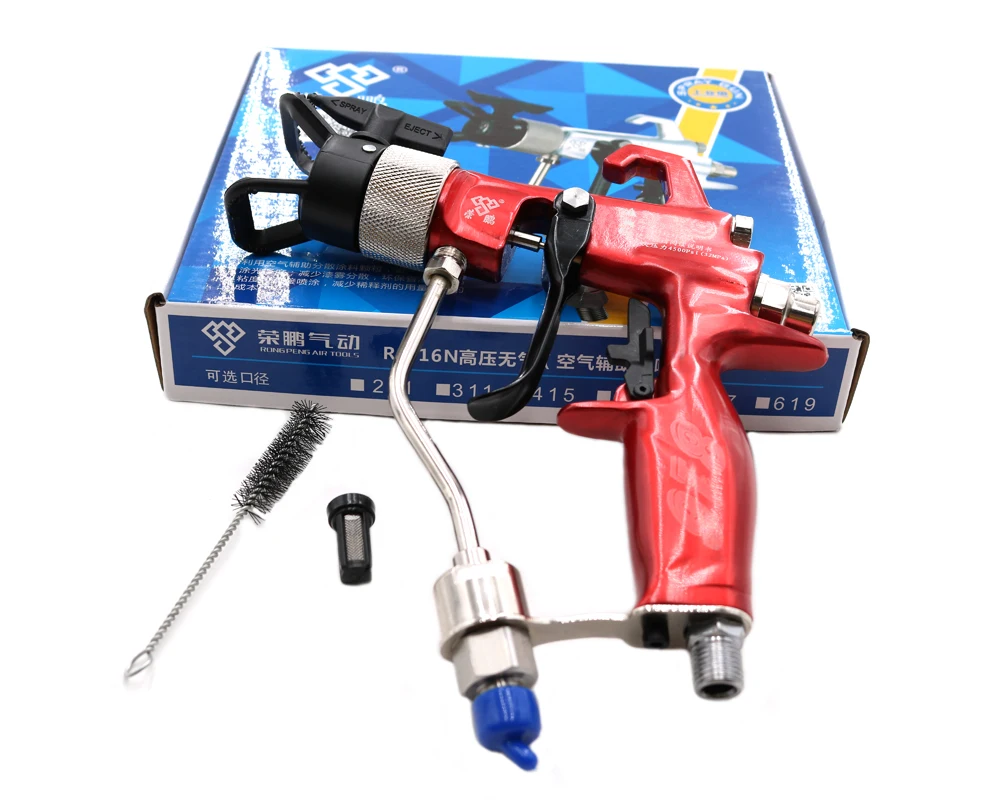 Air Spray Gun com 517 Spray Tip, Qualidade Paint Mixer, Qualidade Profissional, Novo, Melhor Promoção