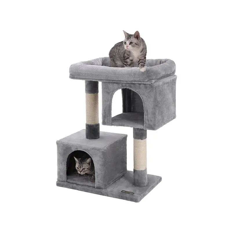 

Feandrea Cat Tree with 2 Plush Condos