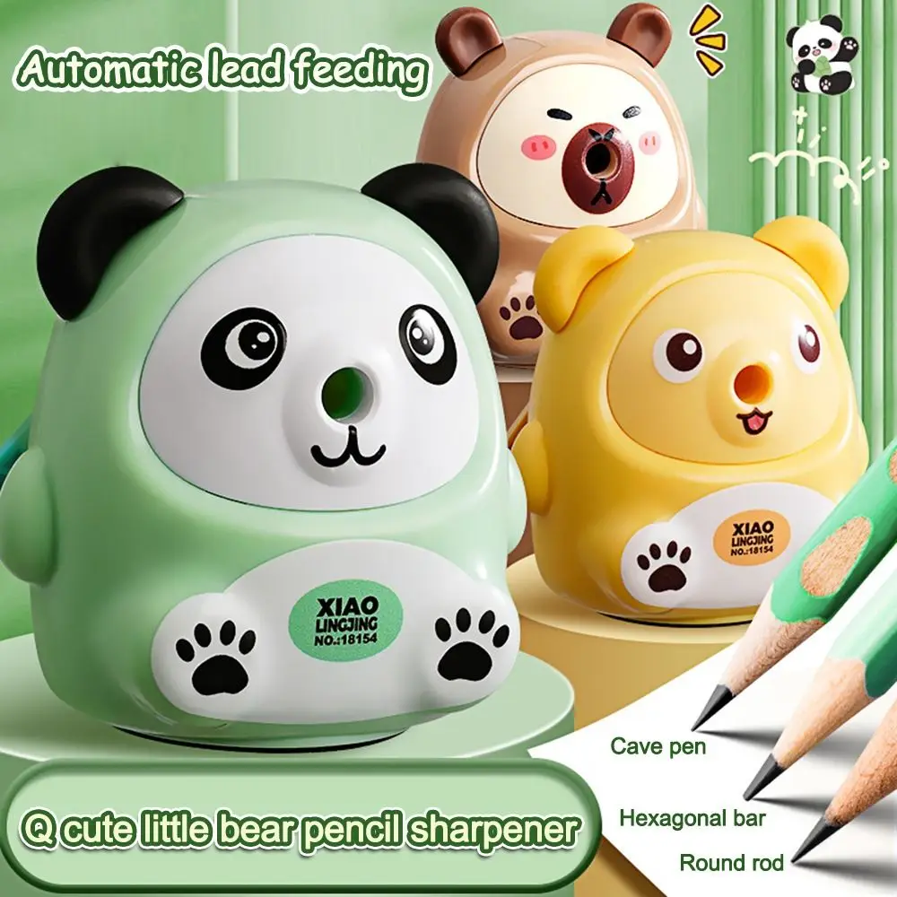 

Capybara/Panda Pencil Sharpener Hand-cranked Anti Sticking Lead Mechanical Pencil Sharpener Pencil Sharpening Tool