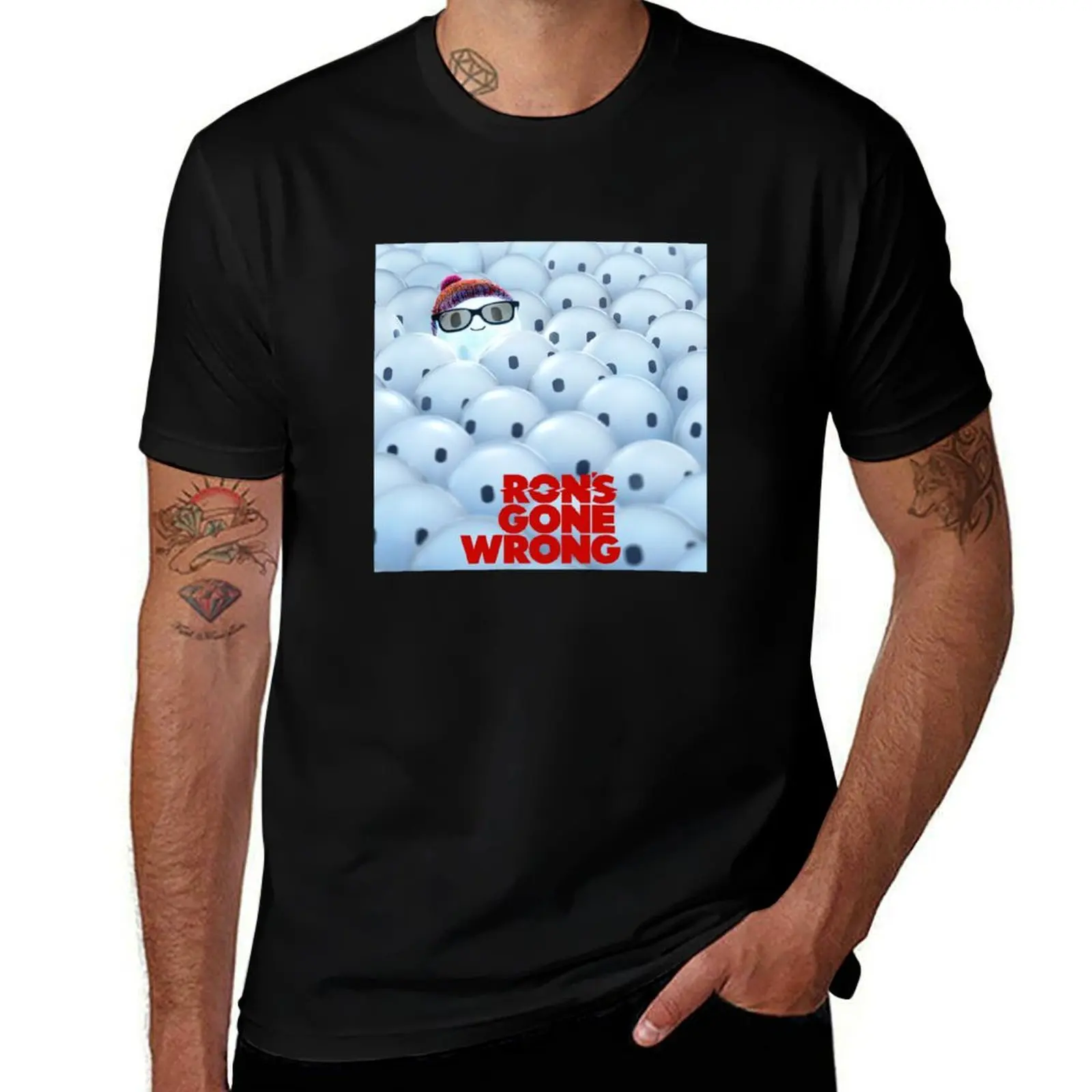 

Ron's gone wrong (2021) футболка мужская футболка из плотного хлопка мужская футболка летние футболки с рисунком для мужчин футболка