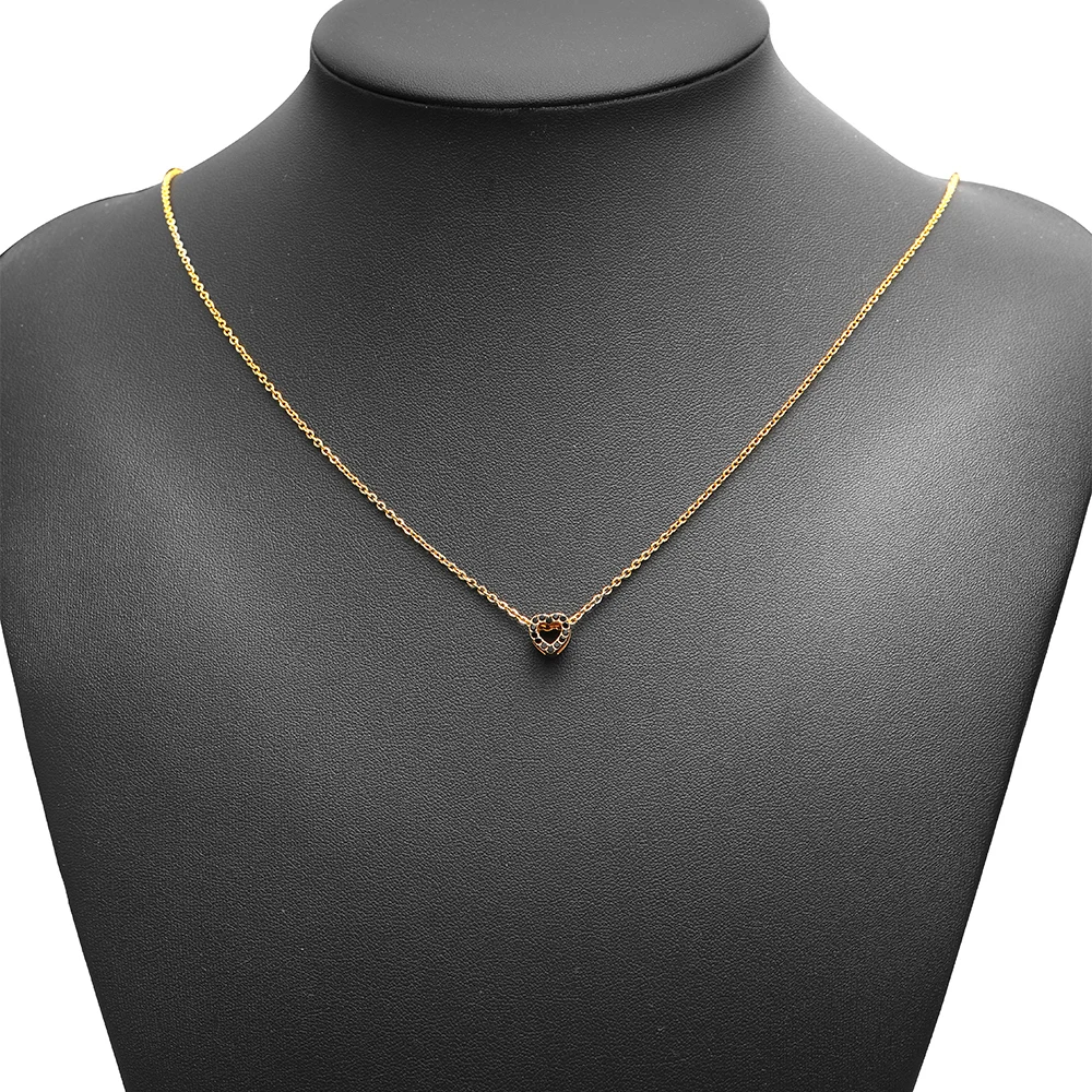 5Pcs 18K Gold Stainless Steel Heart Cross Star Beads Zircon Hole Bead Charm for DIY Necklace Bracelet Jewelry Making Accessories