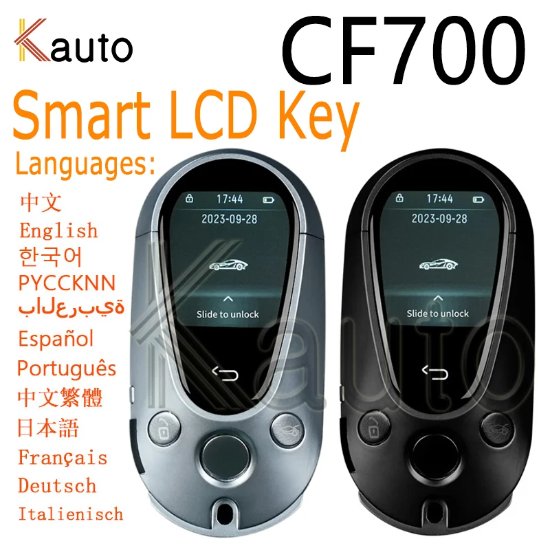 Smart LCD Key CF700 for Benz/BMW/Hyundai/VW/Toyota Keyless Start Modified Remote Smart LCD Car Key Universal Car LCD Screen key