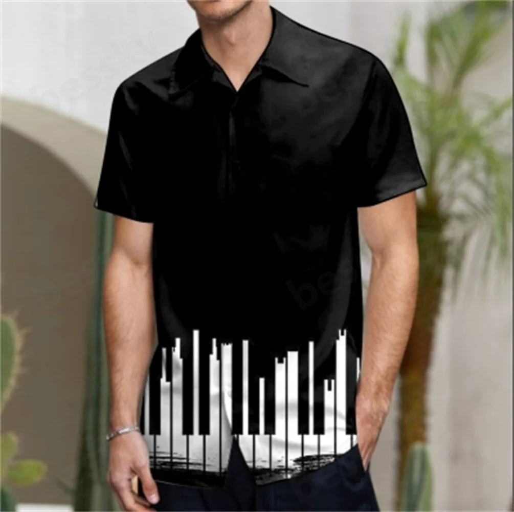 

Men's Casual Printed Short Sleeve Shirt Fashionable Comfortable Clothing for Men